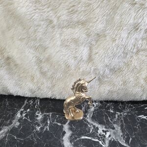 Gold Unicorn Figurine